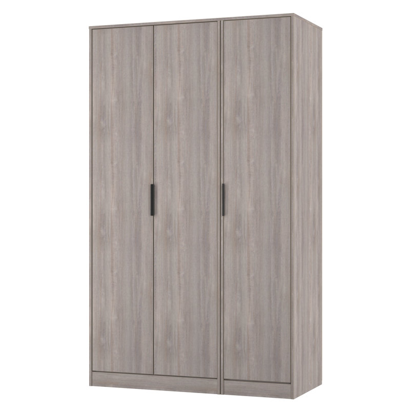 Taeyah 3 Door Wardrobe, Grey