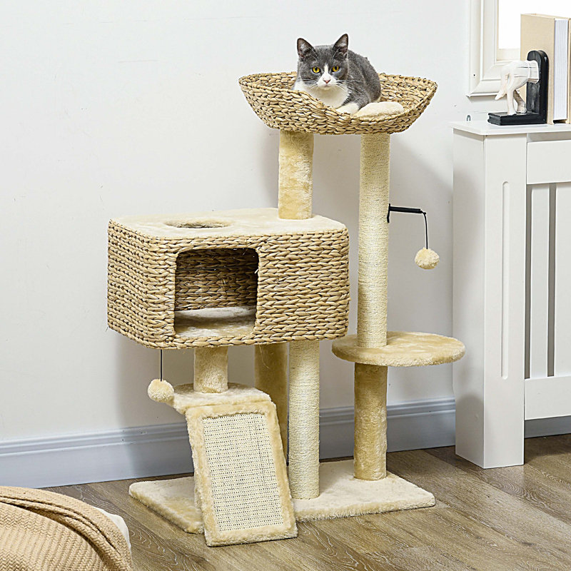 Cat Tree Cat Tower with Scratching Posts and Condo