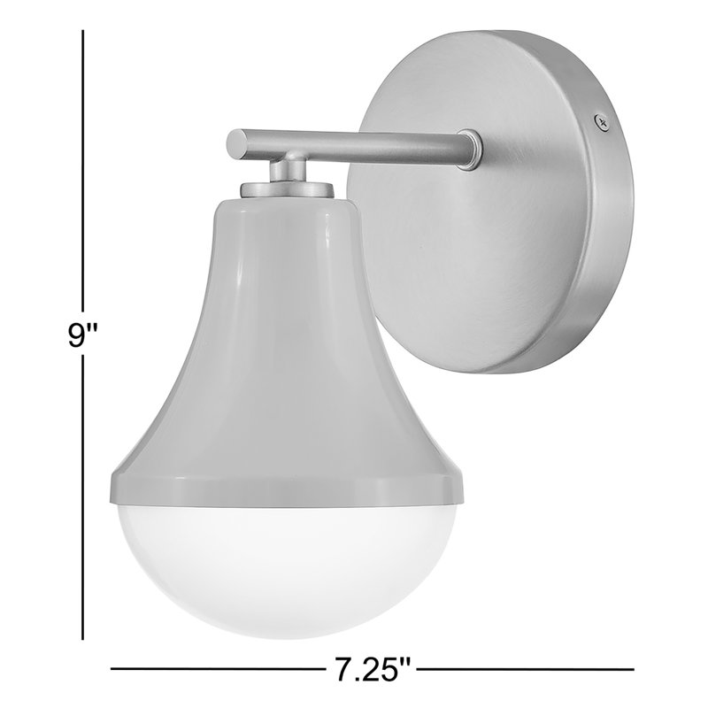 Éclairage pour meuble-lavabo Joss & Main Christine, Écume de mer