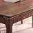Simple Log Walnut Solid Wood Rectangular Table-1523703479