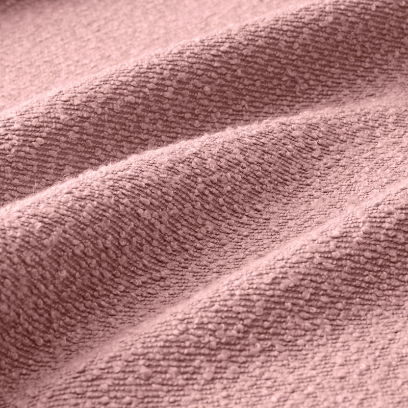 Canapé à 2 places avec accoudoirs en tissu bouclé l 78 po x P 35,8 po x H 35 po Urban Ins, Pink