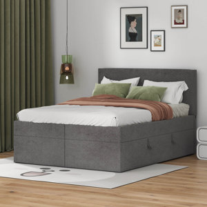 Latitude Run® Upholstered Platform Storage Bed | Wayfair