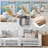 White And Orange Coastal Laundry Towels 1 - Laundry Metal Wall Art-1122981332