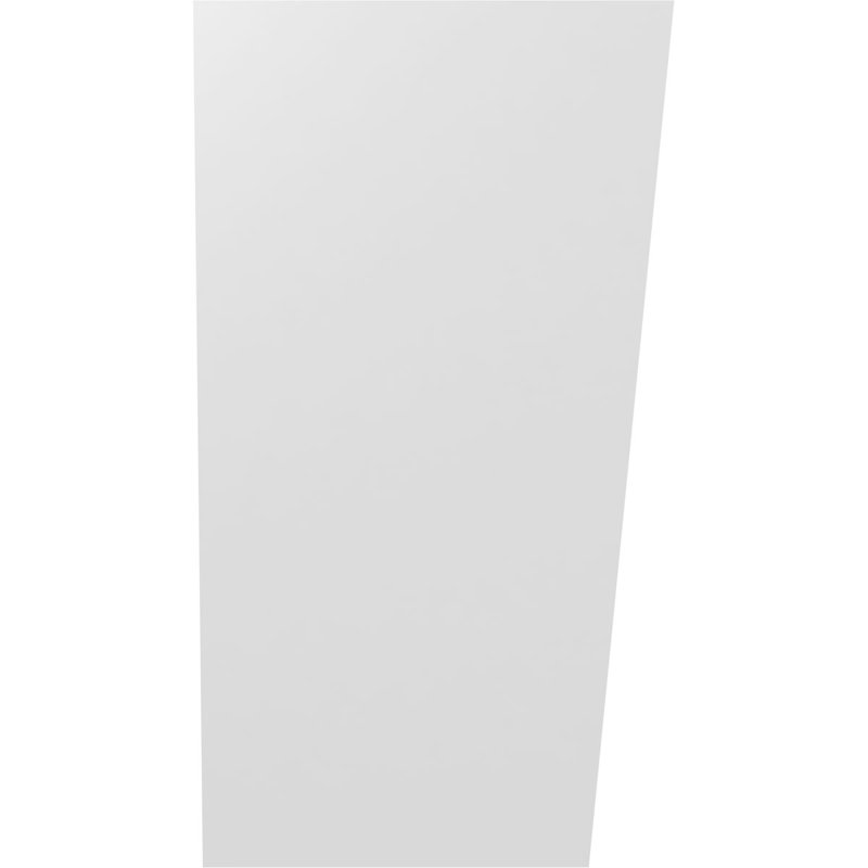 Support de genou traditionnel en PVC de qualité architecturale, H 10 po x l 5 po x P 6 po