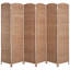 Paravent en osier 6 panneaux de 6 pi de hauteur - Naturel-788961287-788961284