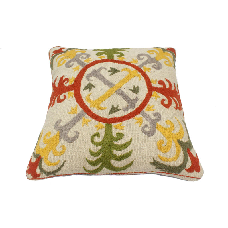 Coussin Boho Chic Ash Kilim Suzani