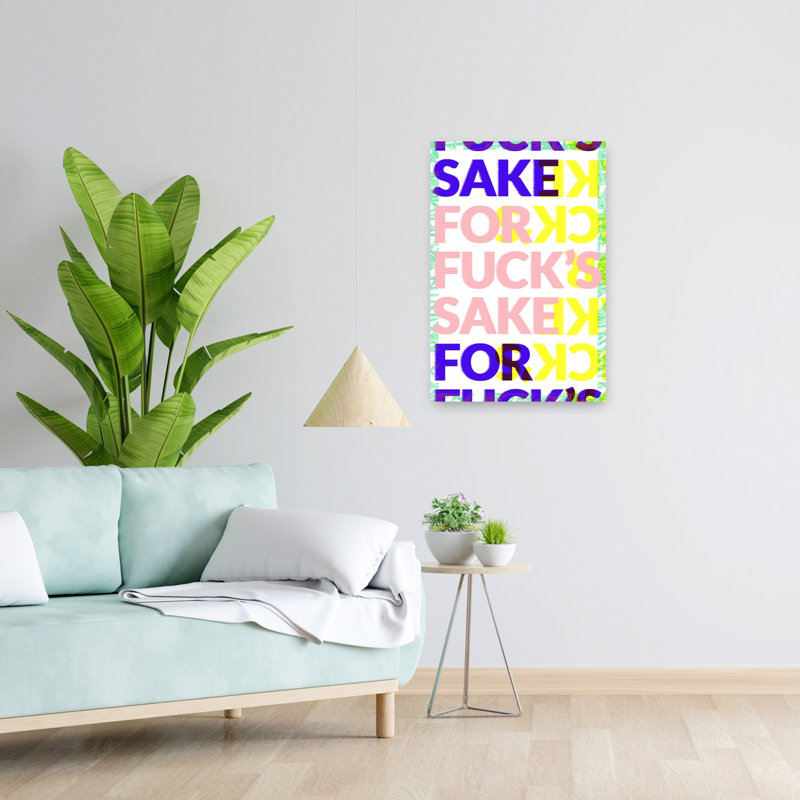 Contemporary Art Abstract Bold Colourful Art, 24" H x 16" W
