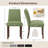 17.3'' Wide Modern Upholstered Fabric High Back Parsons Side Dining Chair with Solid Wood Legs-668816447