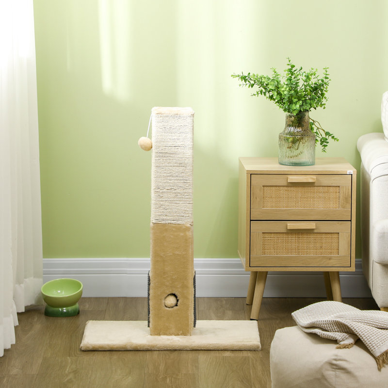 Zakary 200.66cm H Cat Tree, Beige