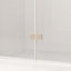 Porte de douche pliante en aluminium en verre trempé antidéflagrant de 6 mm-132400646
