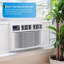 Climatiseur de fenêtre 4 en 1 23200 BTU avec chauffage - Contrôle WiFi intelligent - 208 / 230V - Refroidit et chauffe jusqu'à 1500 pieds carrés - Télécommande, application, Alexa, assistant de moteur de recherche - US Standard - Avec WiFi