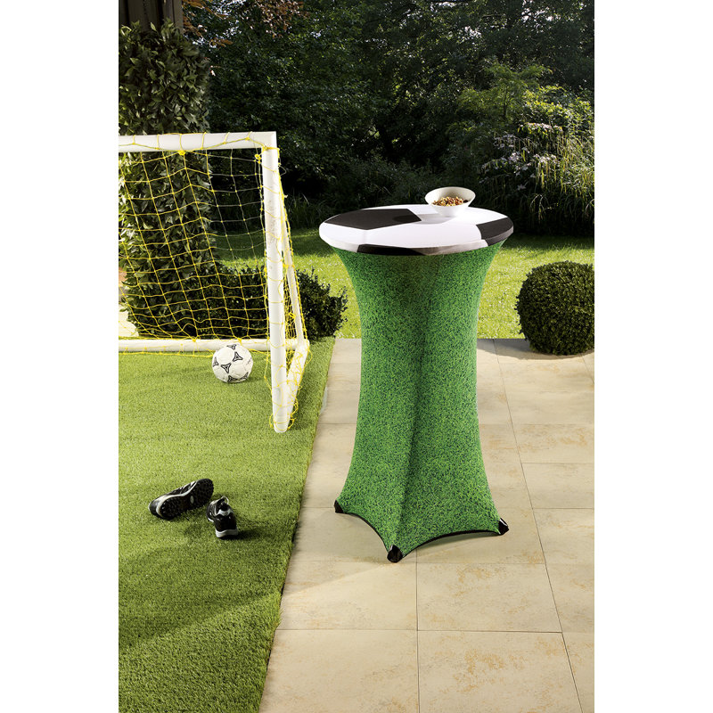 Bar table cover football round, 70cm D x 70cm L