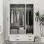 Retonia Manufactured Wood Wardrobe-453577588