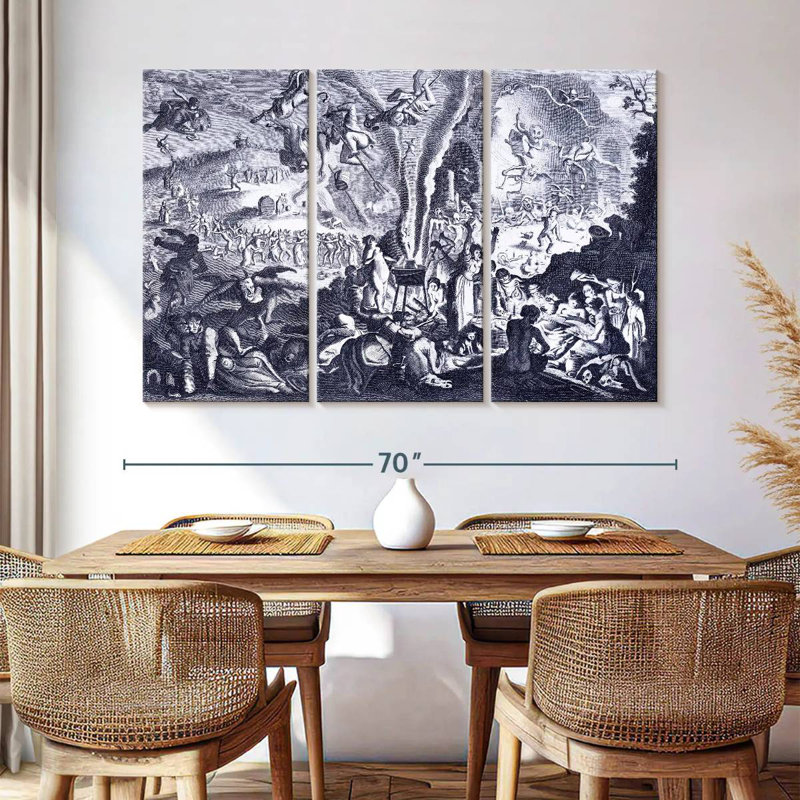 Kelan Witches Sabbath, 42" H x 65" W