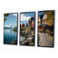 Allemagne, ville d'Aalesund au bord du lac - Allemagne, art mural-668085472-668085473