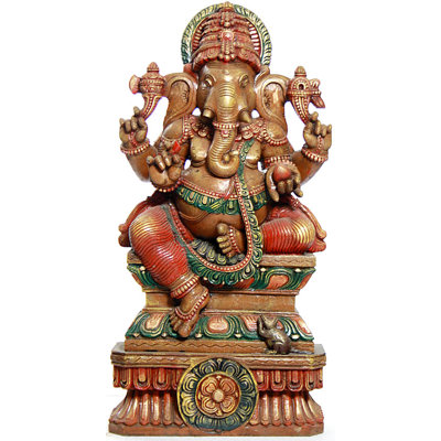 Tryakshara Ganesha