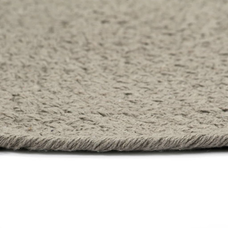 Billingsy Cotton Solid Colour Round Placemat, Grey