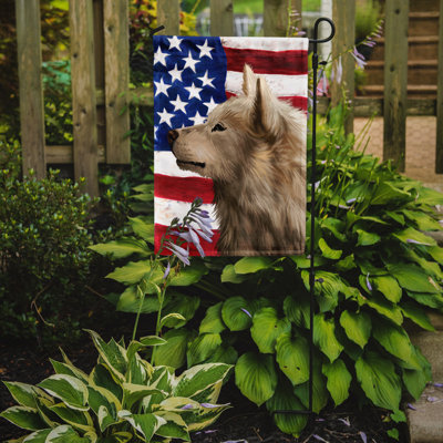 Double Sided 15'' H x 11'' W Polyester Independence Day Garden Flag