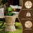 Hourglass shape Outdoor Side Table-2001706015