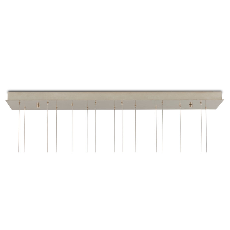 Luminaire suspendu rectangulaire à 15 lumières Palatino