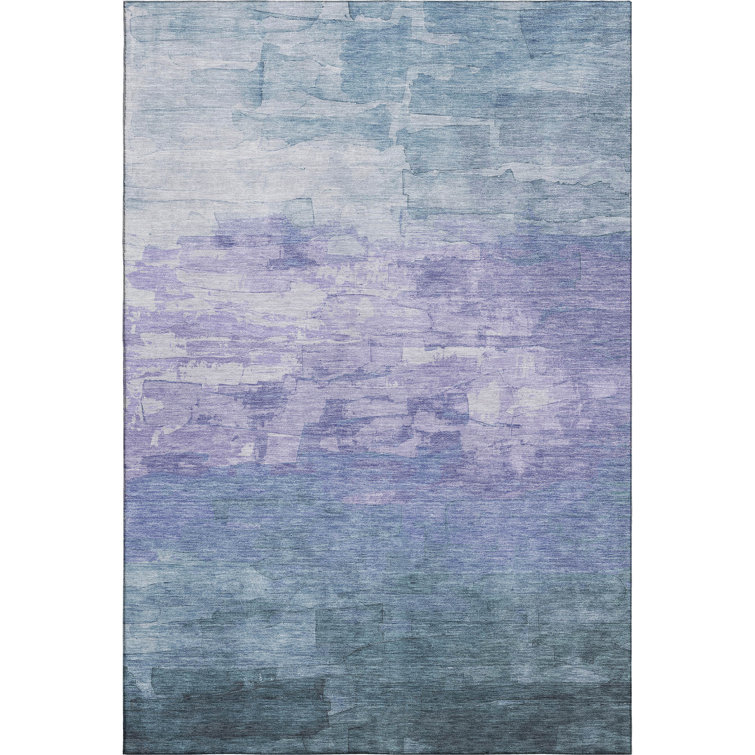 Premium Machine Washable Elize AMF1465 Stripes Rug