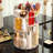 360° Rotating Clear 11.81" Makeup Organizer