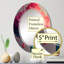 Miroir mural tulipe floral I - fleurs-99569229