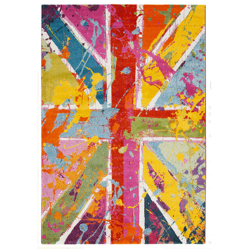 Rectangle Abstract Area Rug, Rectangle 160 x 230cm