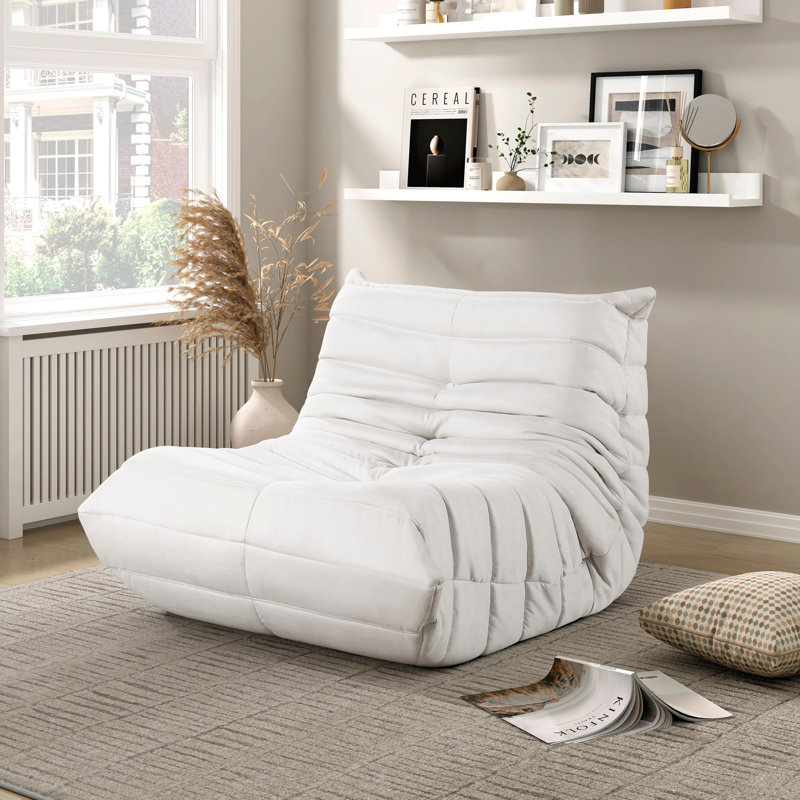 Fauteuil d'appoint Luxury, Microfibre beige