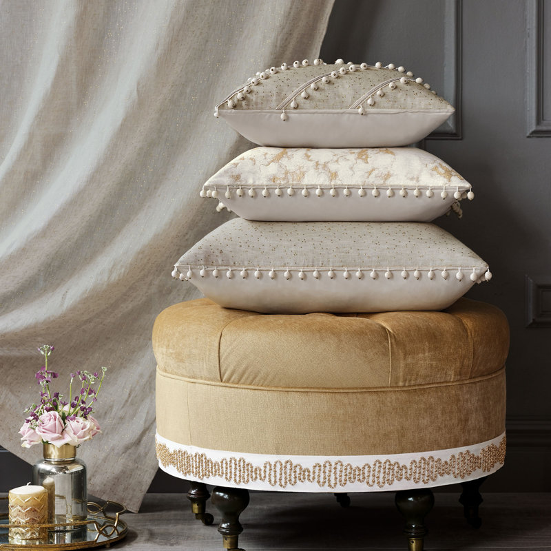 Marceau Linen Square Pillow Cover & Insert
