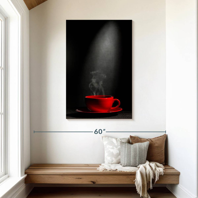 Yarlin Steaming Coffee Cup, 45" H x 30" W