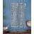 Silver Aluminum Metal Cutouts Abstract Home Wall Decor