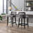 Bobigny Upholstered Counter Stool with Solid Wood Frame-347521227-347521225