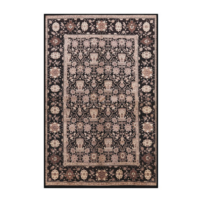 Tapis oriental noir Karnig
