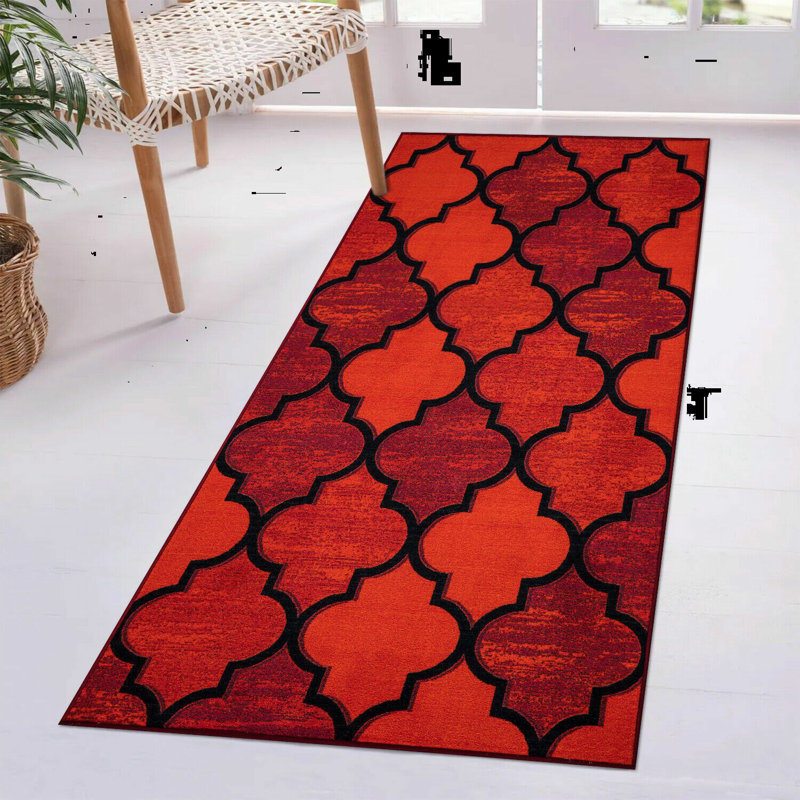 Runner Amirreza Geometric Area Rug, Runner 60 x 225cm