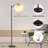 Arc Floor Lamp, Modern Floor Lamp With 9W 3 Color Temperatures Bulb, Metal Standing Lamps With Adjustable Hanging Lampshade, Tall Floor Lamps-766435290