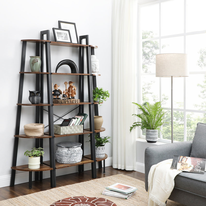 Vaillancourt 159cm H x 45.5cm W Corner Bookcase