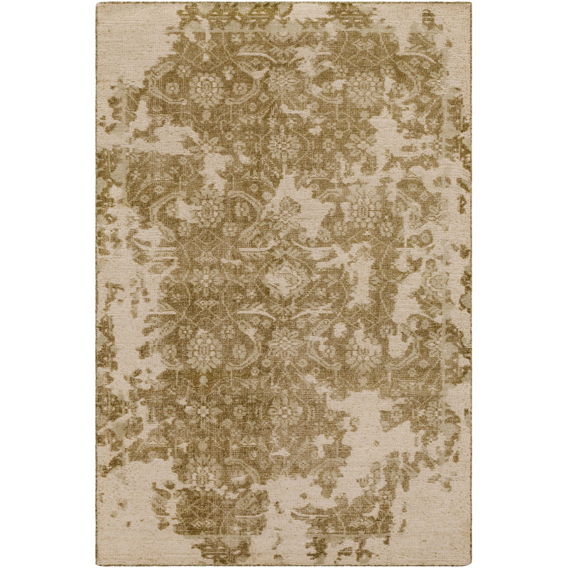 Hoboken Wool Oriental Area Rug, Rectangle 2' x 3'
