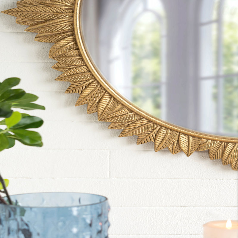 Miroir d'appoint mural 35,5 x 31,5 po