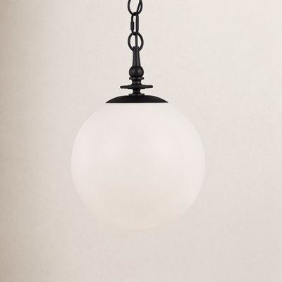 Renatet Single Globe Pendant by Thomas O'Brien