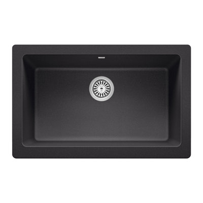 Vintera SILGRANIT 30" Single Bowl Apron-Front Farmhouse Sink - Anthracite