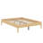 Classic Wood Platform Bed Frame with Wood Slat Metal Support-590430838-590430833