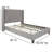 Riverdale Tufted Platform Bed with 10 Inch Pocket Spring Mattress-52247927-52247931