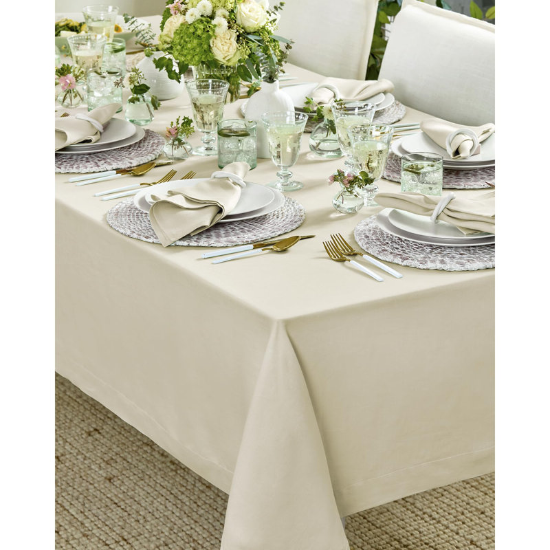 Fete - 100% Pure Linen Table Throw, Birch