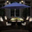 Martigues 2.5m Traditional Parasol with Lights-358898744
