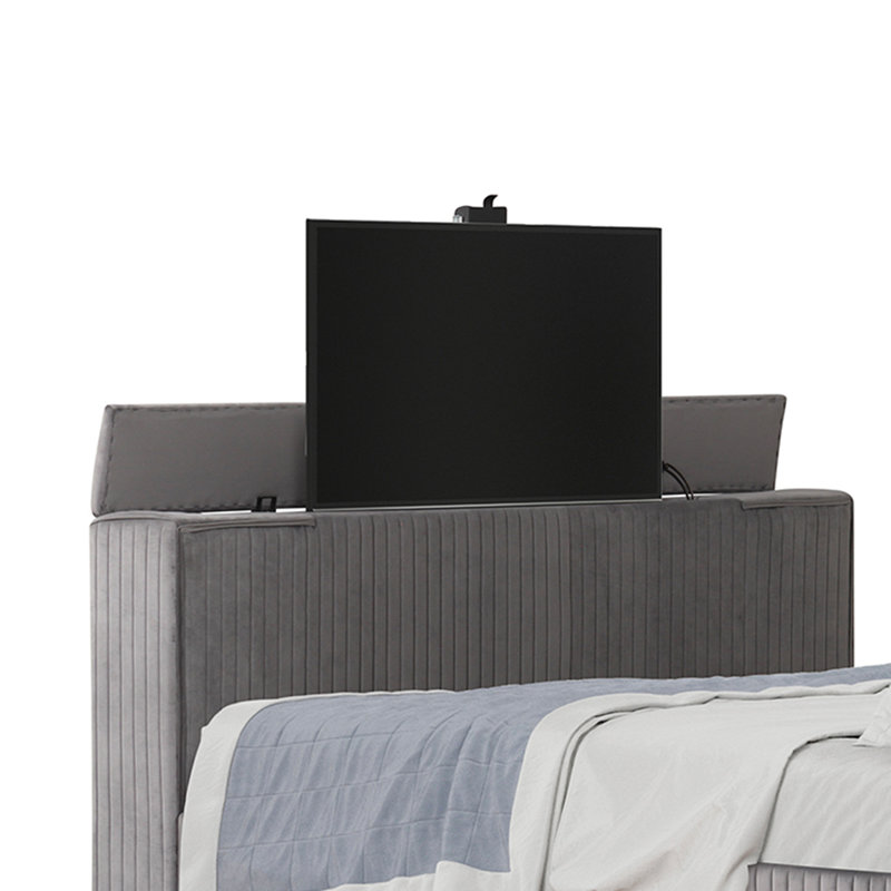 Ensemble de chambre à coucher 4 pièces Limann, Gris/argent, Très grand