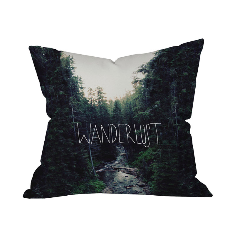 Coussin extérieur Leah Flores Wanderlust, 20 po x 20 po