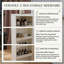 Commode 6 tiroirs avec bureau extensible