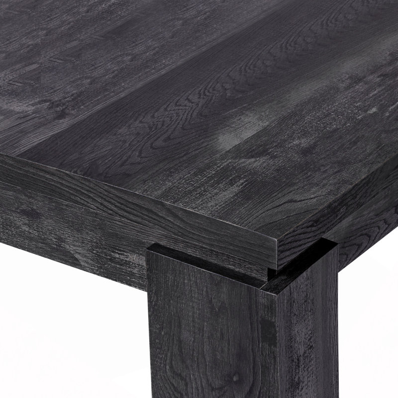 Dining Table, 60" Rectangular, Kitchen, Dining Room, Contemporary, Black