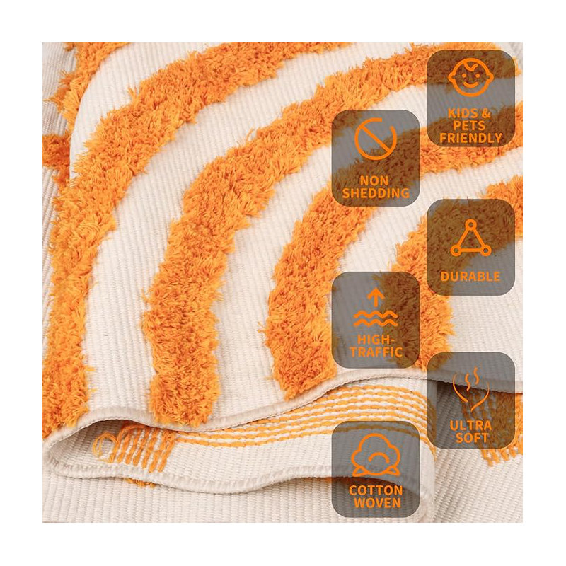 Tapis bohémiens, Rectangle 4 pi 11 po x 7 pi 10 po